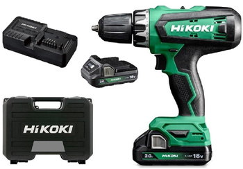 HiKOKI DS18DF WIERTARKO-WKRĘTARKA 18V 53Nm 2x2,0Ah