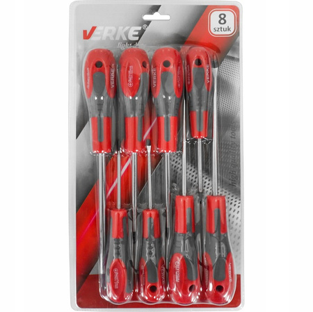 VERKE V86432 ZESTAW WKRĘTAKÓW 8 SZT VERKE LIGHT DUTY
