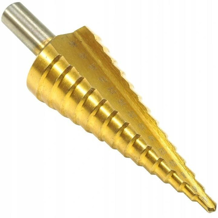 VERKE V05057 WIERTŁO STOPNIOWE STOŻKOWE HSS TYTAN 4-30 MM