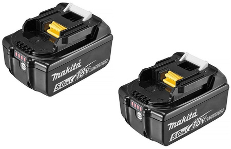 MAKITA DLM432PT2 AKU. KOSIARKA 2x18V 43 cm 2x5,0Ah