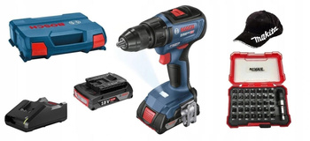 BOSCH GSR 18V-50 WKRĘTARKA bezszczotkowa 18V + 36 szt
