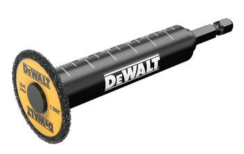 DEWALT DT20563 PRZYSTAWKA UDAROWA Z TARCZĄ DIAMENTOWĄ 34 MM – IMPACT CONNECT, 1/4", DO CIĘCIA RUR PVC