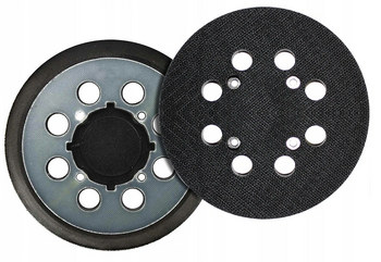 DEWALT N329079 STOPA SZLIFIERSKA NA RZEP DO DWE6423 i DCW210  – 125 MM • 8 OTWORÓW ODPYLAJĄCYCH