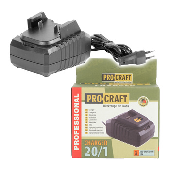 PROCRAFT 20/1 ŁADOWARKA 20V