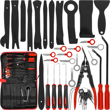 VERKE V86292 ZESTAW ŚCIĄGACZY ŁYŻEK DO DEMONTAŻU TAPICERKI SZCZYPCE WYJMAKI SPINEK RADIA