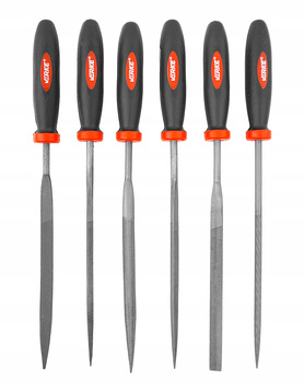 VERKE V05099  ZESTAW PILNIKÓW DO METALU 15cm IGLAKI 6 EL
