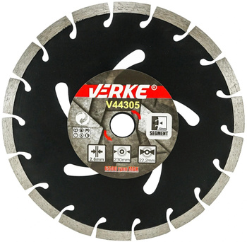 VERKE V44305 TARCZA DIAMENTOWA DO BETONU KOSTKI 230x22,2