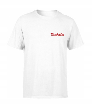 Koszulka biała Tshirt z logo Makita L