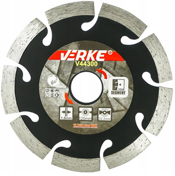 VERKE V44300 TARCZA DIAMENTOWA DO BETONU KOSTKI 125x22,2