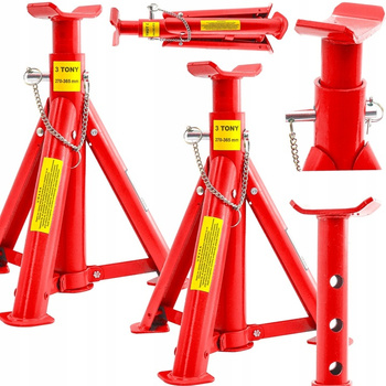 VERKE V80091 PODSTAWKI KOBYŁKI WARSZTATOWE SKŁADANE 3T