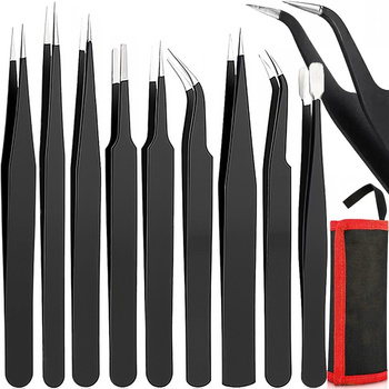 VERKE V39210 PĘSETY PRECYZYJNE 9 SZT