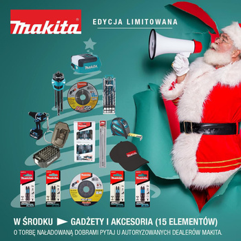 Limitowana edycja torby prezentowej Makita 15 elementów