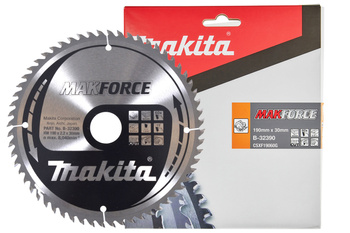MAKITA B-32390 TARCZA TNĄCA MAKFORCE 190/30/2,2 mm 60 zębów