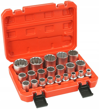 VERKE V39104 NASADKI DWUNASTOKĄTNE 1/2'' 8-36mm