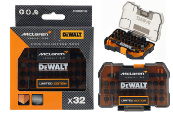 DEWALT DT70900T ZESTAW KOŃCÓWEK UDAROWYCH 1/4" 32 SZT FLEXTORQ MCLAREN 