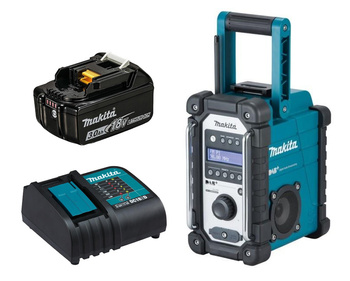 MAKITA RADIO DMR110N + BATERIA BL1830 + ŁADOWARKA DC18SD