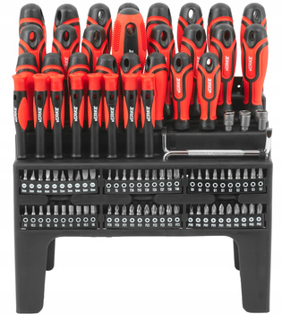 VERKE V86439 ZESTAW WKRĘTAKÓW ŚRUBOKRĘTÓW 100 el.