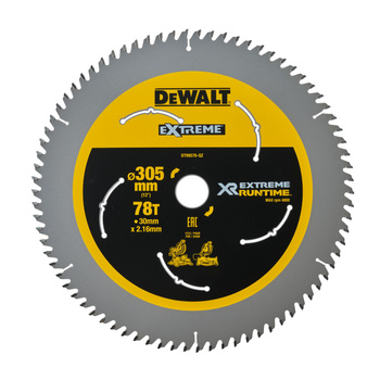 DeWALT DT99576 Tarcza do pilarek do drewna 305 x 30mm 78T 