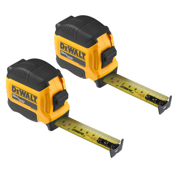 DEWALT DWHT38127-9 ZESTAW MIAREK 2 SZTUKI, 8 M, SKALA M/IN KLASA 2