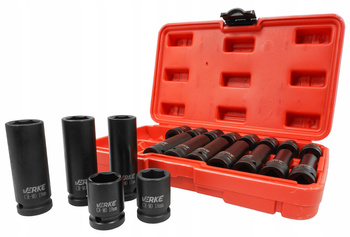 VERKE V39464 KLUCZE NASADOWE 1/2" ZESTAW WALIZKA 20 sztuk 10-19mm
