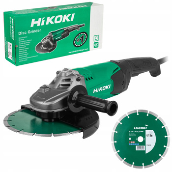 HIKOKI Szlifierka Kątowa Duża G23SW2 230 mm 2200W + tarcza DIAMENTOWA