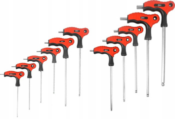 VERKE V86435 ZESTAW WKRĘTAKÓW IMBUSOWYCH "T" 11 el