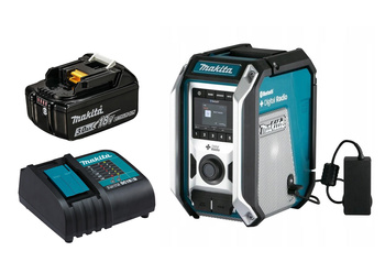 MAKITA Radio DMR115 + Bateria BL1830 + Ładowarka DC18SD