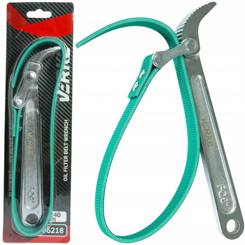 VERKE V86218 KLUCZ PASKOWY FILTRA OLEJU 60-140MM 