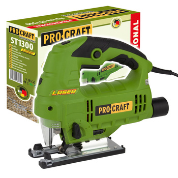 PROCRAFT ST1300 WYRZYNARKA SIECIOWA 800 W • LASER LED • REGULACJA WAHADŁOWA