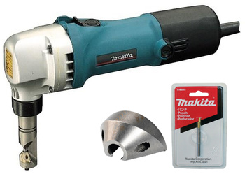 MAKITA JN1601 NOŻYCE SKOKOWE DO BLACHY 550W + MATRYCA + STEMPEL
