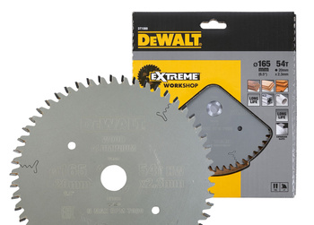 DEWALT DT1088 TARCZA PILARSKA EXTREME DO MATERIAŁÓW TRESPA 165/20 MM 54 ZĘBY -5* ATB