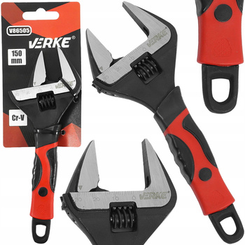 VERKE V86505 KLUCZ NASTAWNY SZEROKI 150mm 0-30mm