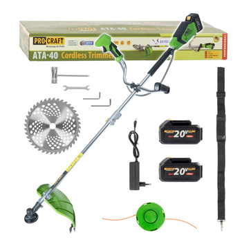 PROCRAFT ATA-40C KOSA AKUMULATOROWA 20V 2X4,0AH