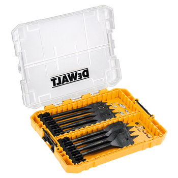 DEWALT DT70751 ZESTAW WIERTEŁ PIÓRKOWYCH DO DREWNA 9 SZTUK  + Tough case