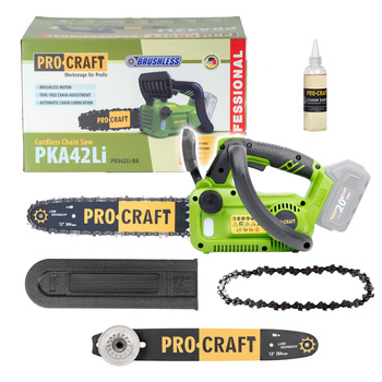 Procraft PKA42Li Pilarka łańcuchowa akumulatorowa 20V 30cm
