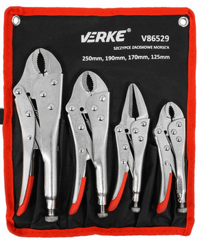 VERKE V86529 SZCZYPCE ZACISKOWE MORSEA - ZESTAW 4 SZTUKI
