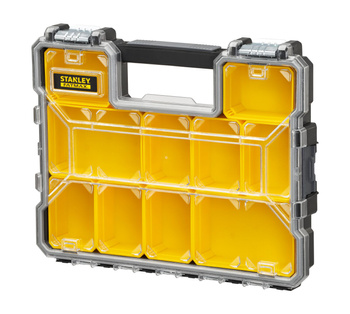 STANLEY 1-97-517 ORGANIZER FATMAX PRO WODOODPORNY IP54 NISKI 10 PRZEGRÓDEK