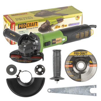 PROCRAFT PW2700 SZLIFIERKA KĄTOWA 125MM 1700W