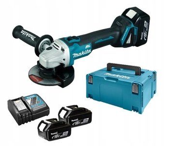 MAKITA DGA504RT3J SZLIFIERKA KĄTOWA AKU 125mm 18V