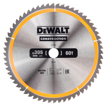 DeWALT DT1960 TARCZA PIŁA DO DREWNA 305x30mm 60T