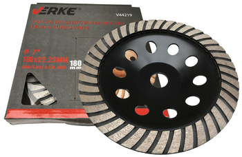 VERKE V44219 TARCZA DO SZLIFOWANIA BETONU TURBO 180 mm